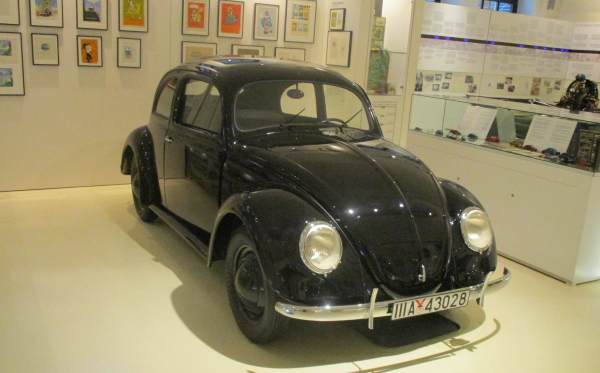 Old VW Beatle in Hambug Car Museum