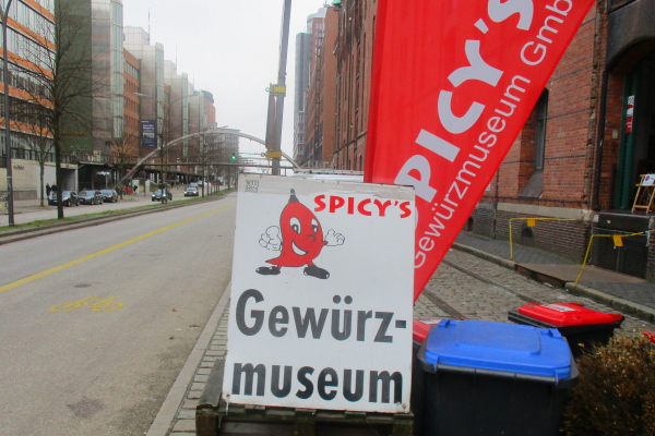 Gewuerzmuseum Hamburg Sign