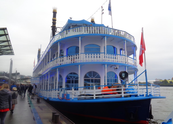 ship for port tour Hamburg