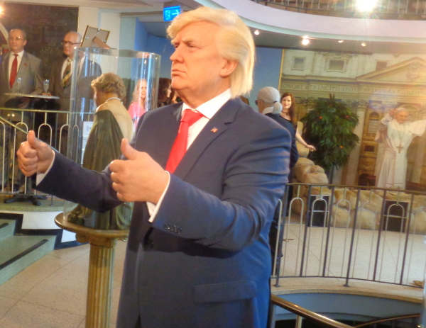 Donald Trump in wax